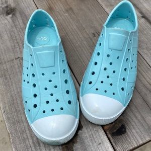 DSG Light Blue Eva Slip On Water Sneakers Size 3